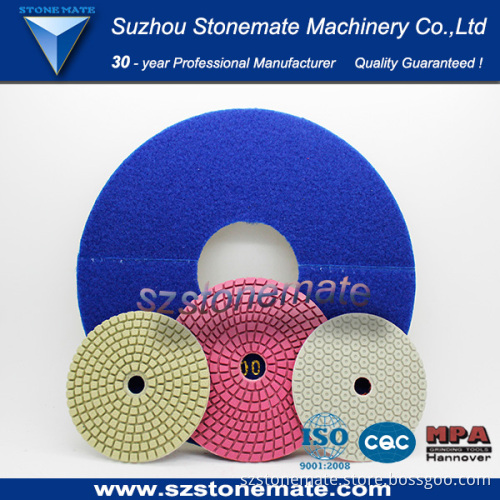 High gloss and long lasting polishing pads for polisher